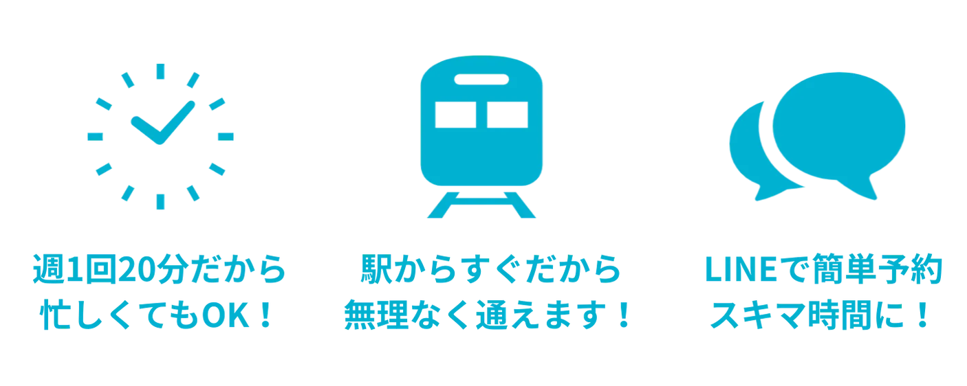 Tips: トレーナーとマンツーマンで正しい知識を覚えることが出来ます
